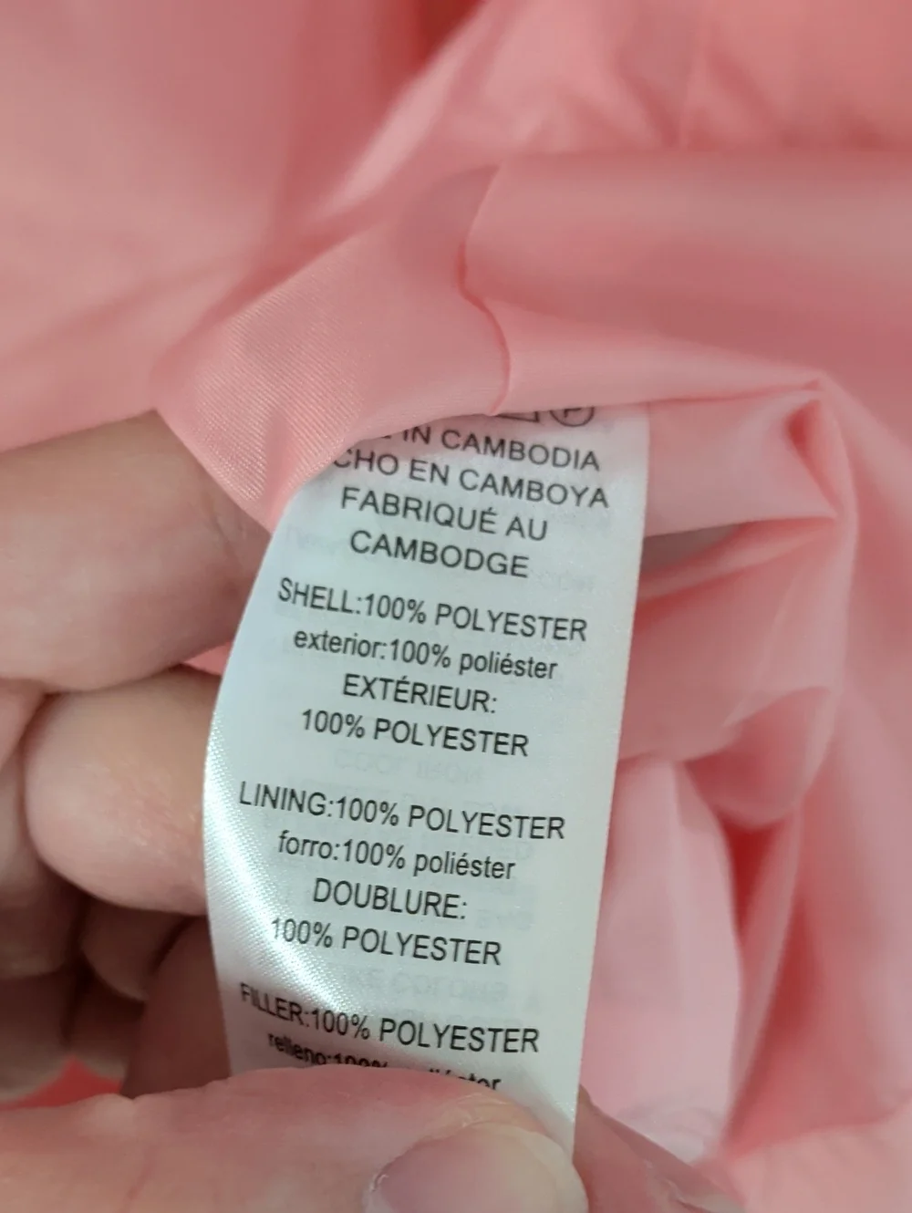 Retail $125 New Michael Kors Pink Puffer Vest Jacket